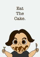 Birthday card for cake and dessert lovers created by Artzen Island