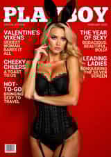 Personalised Face Swap Valentine's Card – Blonde Sexy Playboy Magazine Cover created by CC Designs