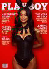Personalised Face Swap Valentine's Card – Sexy Playboy Bunny Magazine Cover created by CC Designs