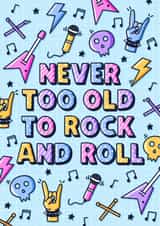 Classic Birthday Card - Rock And Roll created by Jessie