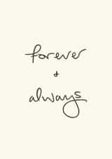 Classic Anniversary Card - Forever And Always created by Sydney Jo Designs