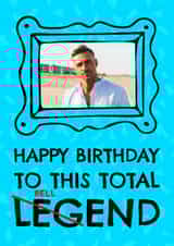Personalised Birthday Photo Card created by AbiGoLucky - Funny Birthday Card - Bellend