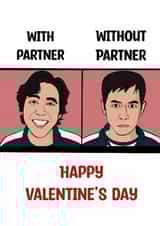 Funny Valentine’s Day Card - Squid Game - With And Without Partner created by Doublea