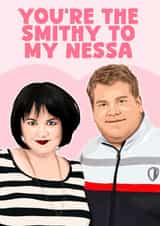 Cute Valentine's Day Card - Smithy To My Nessa created by Pink + Pip