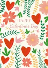 Happy Galentine's Day - For a great friend - BFF - Best Friend - Gal Pal created by Rainee Collections