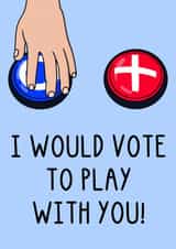 Funny Valentine's Day Card - Squid Game - Vote To Play With You created by OhJaye