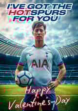 Funny Valentine's Day Card - Heung-Min Son - Hots For You created by Richy B