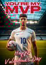 Fun Valentine's Day Card - Jude Bellingham - You're My MVP created by Richy B