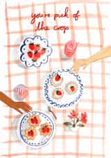 Cute Love And Friendship Card - Picnic - Pick Of The Crop created by Emma Block Illustration