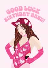 Fun Birthday Card - Chappell Roan - Birthday Babe created by Studio GRL UK