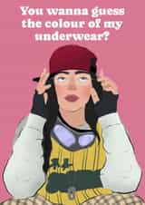 Funny Valentine's Day Card - Billie Eilish - LGBTQ+ created by The Queer Store