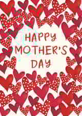 Traditional Mother's Day - Hearts created by The Boy and the Bear