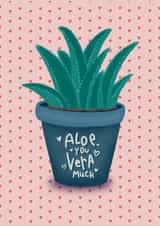 Aloe You Vera Much created by Isabelle Wood Art