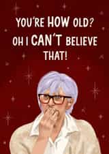 Funny Birthday Card - Linda - The Traitors created by Silky Rose Design