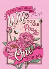 Pretty Floral Birthday Card for a Garden Loving Wife created by Angie Spurgeon