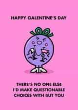 Little Miss Naughty - Cheeky Galentine's Day Card created by Mr. Men