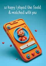 Punny Valentine's Day Card - Feeld App - Playing The Feeld created by Woody's Design