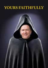 Personalised Birthday Photo Card created by MOJO Creative Studio - Funny Birthday Photo Card - Traitors - Yours Faithfully