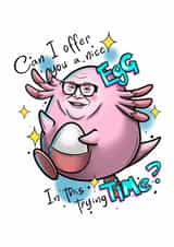 Funny Valentine's Day Card - Danny Devito - Egg created by Cooper Blue