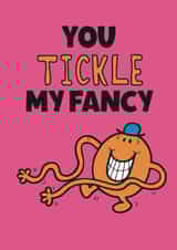 Cute Valentine’s Day/Anniversary Card - You Tickle My Fancy - Mr. Men created by Mr. Men