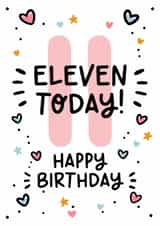 Classic Birthday Card - 11th created by Lyndsay Moon