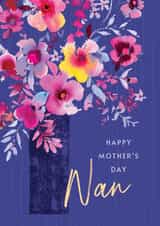 Traditional Mother's Day Card - Nan - Floral Bouquet created by Rebecca Prinn
