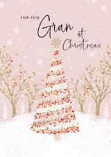 Classic Christmas Card - Gran - Decorated Tree created by Rebecca Prinn