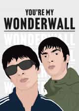 Oasis Wonderwall Valentine's Card created by Guilty Cards