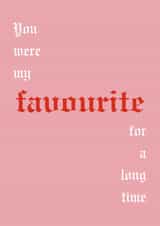 Modern Valentine's Day/Anniversary Card - Fontaines DC - Lyrics created by Glow On Prints