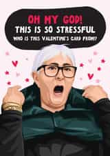 Funny Valentine's Day Card - Linda - The Traitors created by Artsy Gift Co