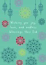Wishing You Endless Joy This Eid - Eid Card created by @Laura Lonsdale Designs