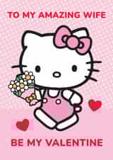 Cute Hello Kitty Valentine’s Day Card For Wife - Be My Valentine created by Danilo