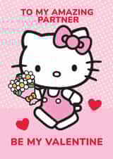 Cute Hello Kitty Valentine’s Day Card For Partner - Be My Valentine created by Danilo
