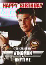 Funny Birthday Card - Top Gun - Wingman created by CARD MASTER LDN