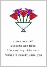 Fractal Flowers - Poem - Valentines - Partner Boyfriend Girlfriend - Love created by Ant&Vic UK