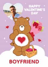Personalised Valentines Day Photo Card created by Danilo - Cute Personalised Photo Care Bears Valentine's Day Card – For Boyfriend