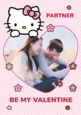 Personalised Valentines Day Photo Card created by Danilo - Cute Personalised Hello Kitty Valentine's Day Card for Partner
