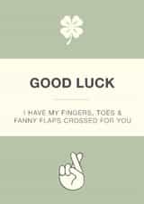 Funny Good Luck card created by Rankidoodle