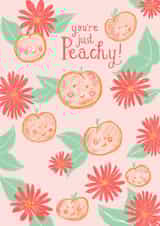 You're just peachy! - cute card for your favourite person created by Abi Bryan