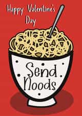 Funny Valentine’s Day card for partner. created by Peatree Art