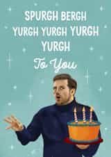 Funny Birthday Card - The Traitors - Alexander Sining created by Silky Rose Design