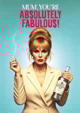 Funny Mother's Day Card - Absolutely Fabulous - Patsy created by I Draw Stuff 