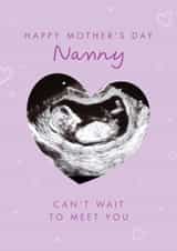 Personalised Mothers Day Photo Card created by The Cake Thief - Cute Mother's Day Card - For Nanny To Be - Scan Photo