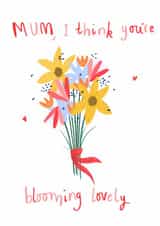Classic Mother's Day Card - Blooming Lovely created by Leah Alefounder Illustrations