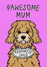 Cute Mother's Day Card - Cockapoo created by Muses & May