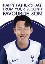 Funny Father's Day Card - Heung-Min Son - Tottenham Hotspur F.C. created by AbiGoLucky