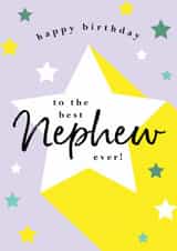 Classic Birthday Card - Best Nephew Ever created by Michelle Fiedler Design