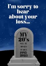 Funny 30th Birthday card for anyone created by Mathura Rajaseelan