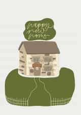 Happy New Home. Celebrate a friend or family members house move. created by Lucie Pritchard Design