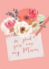 Classic Mother's Day Card - For Mum - So Glad You Are My Mum created by Louise Tiler